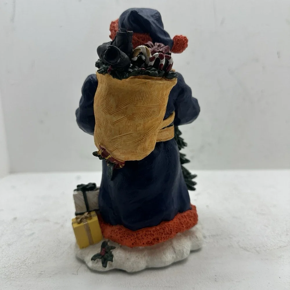 VTG New York Islanders Santa Figurine Memory Company NHL Christmas Decor Y2K 00s